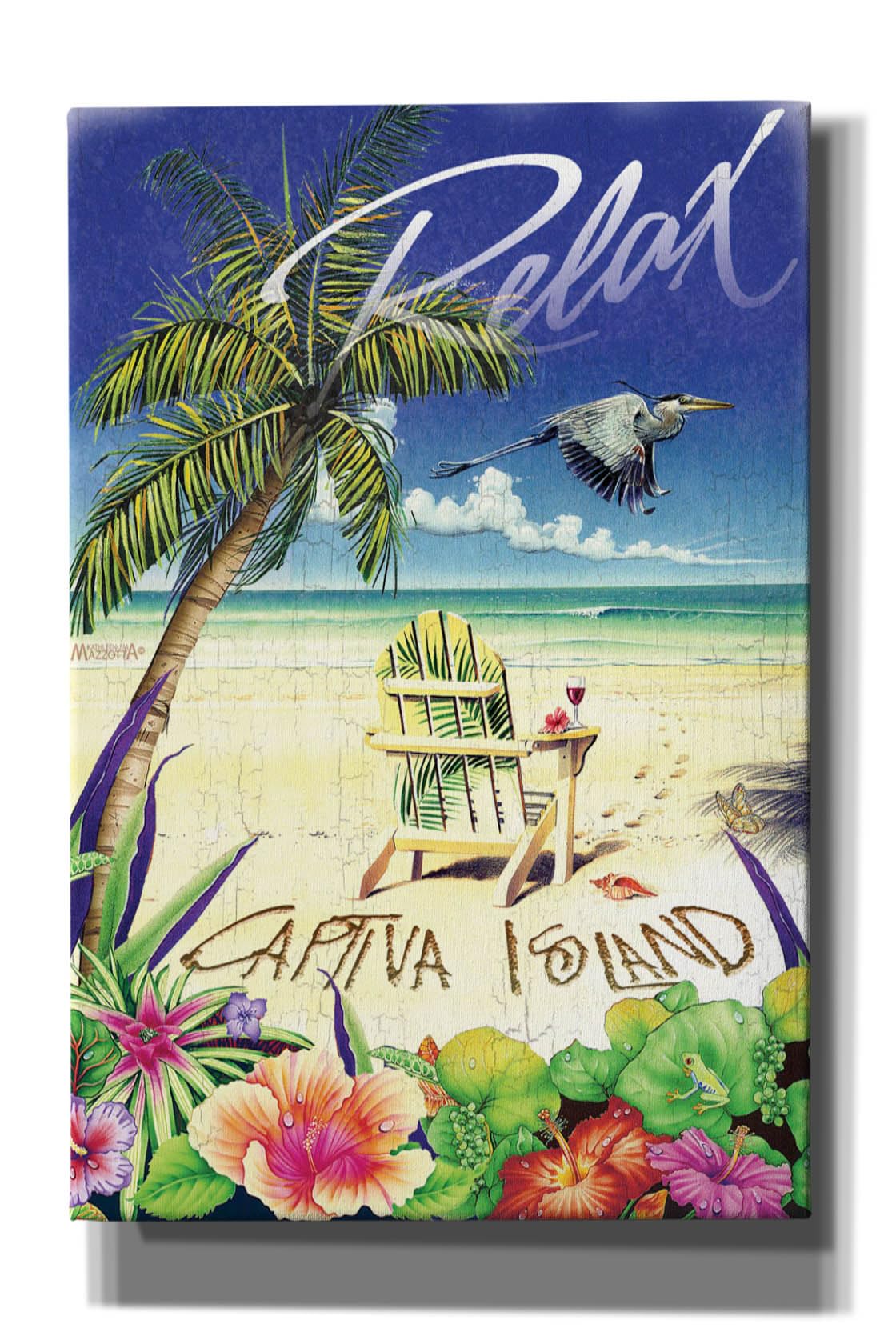 Amazon.com: Epic Graffiti 'Relax Palm Chair' by James and Kathleen